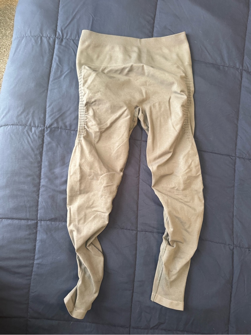 Alphalete grey High-Waist Seamless Leggings